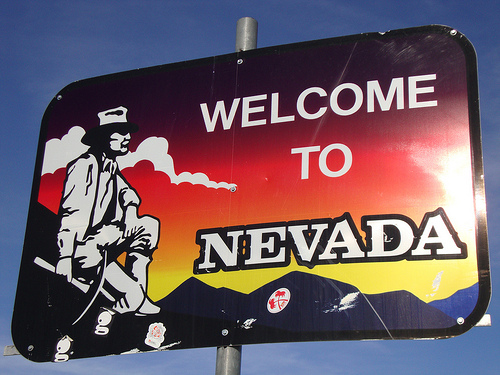 Welcome to Nevada Sign